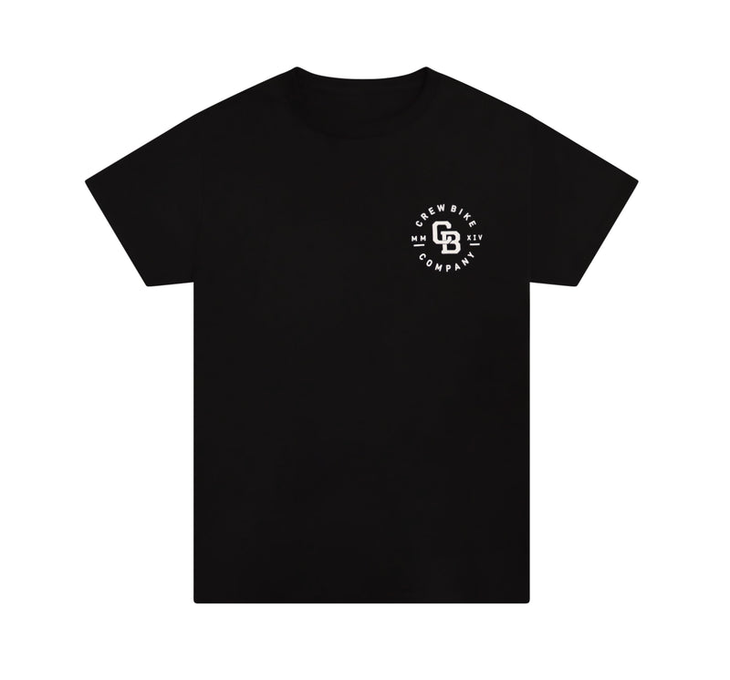 Crew Left Chest Logo Tee - Black / SM