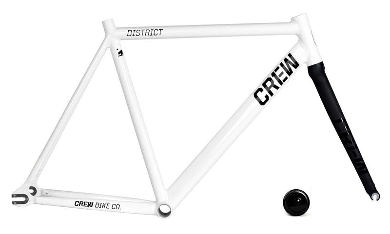 Crew Bike Co. District Frameset - White - White