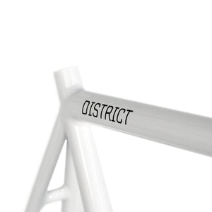Crew Bike Co. District Track Frame - Gloss White